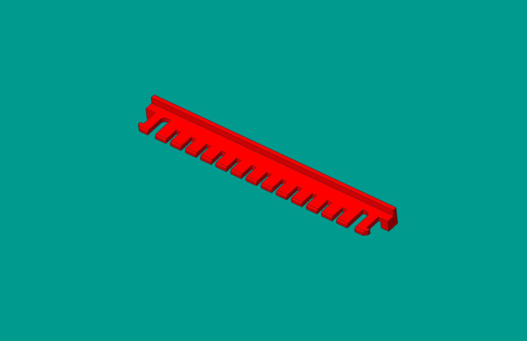 2.0間距，A2008S-15鎖片紅色