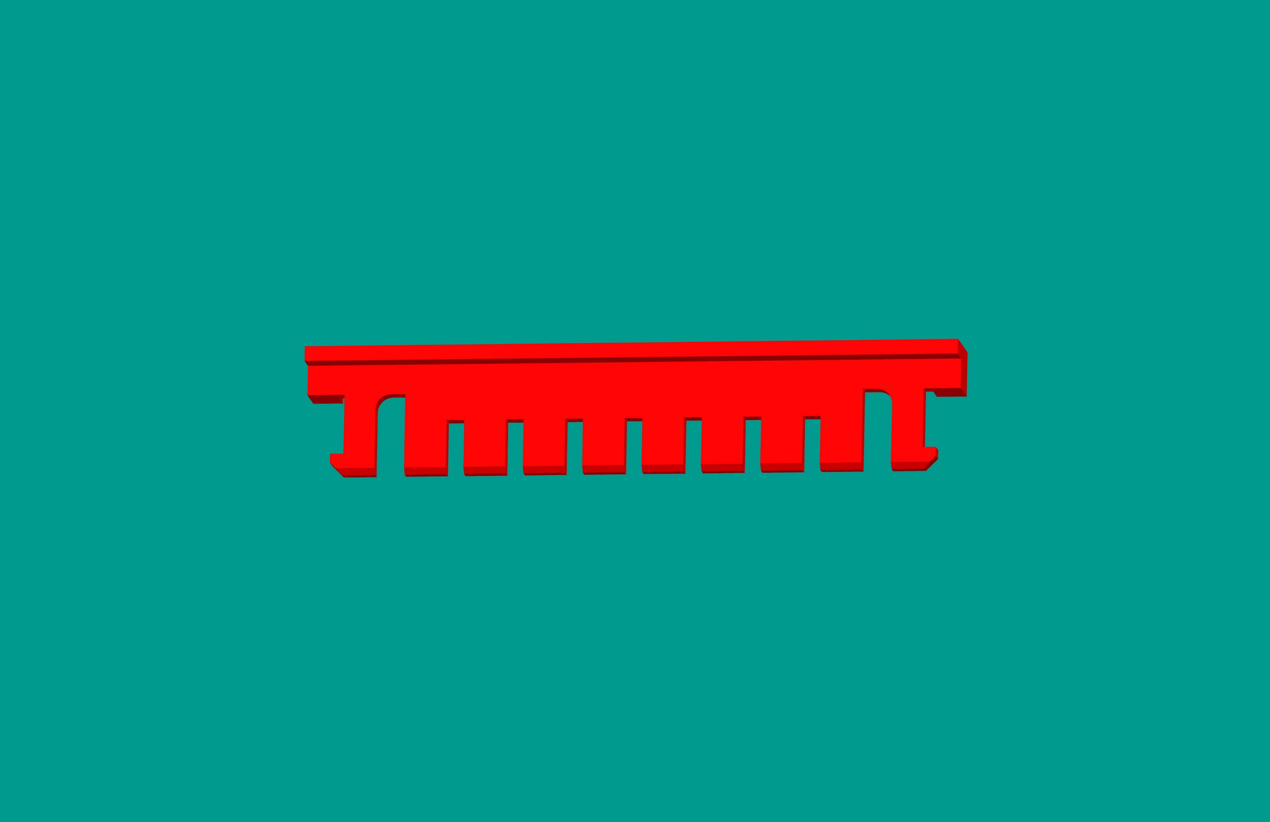 2.0間距，A2008S-10鎖片紅色