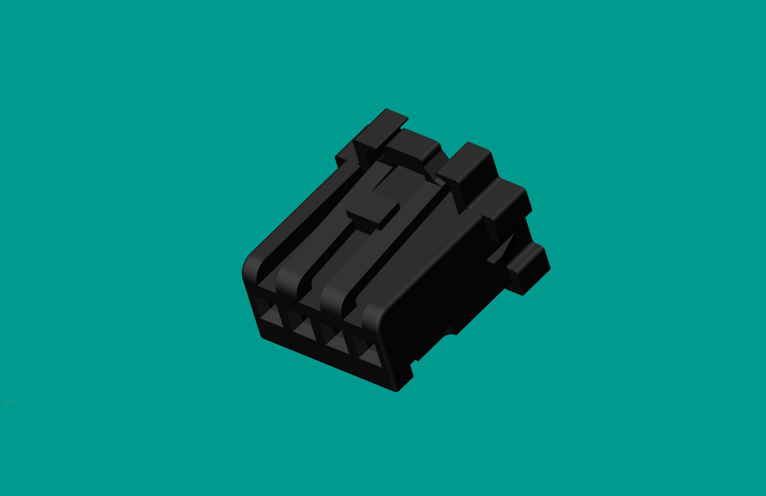 2.0間距，PNIRP-04V-S黑色