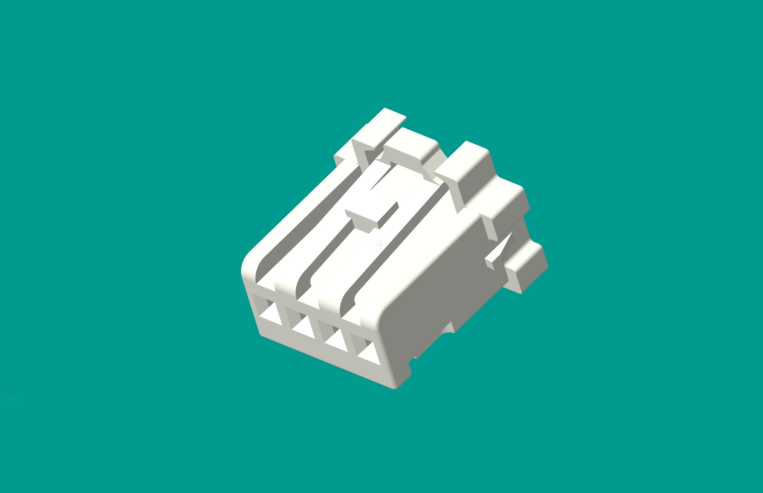 2.0間距，PNIRP-04V-S白色