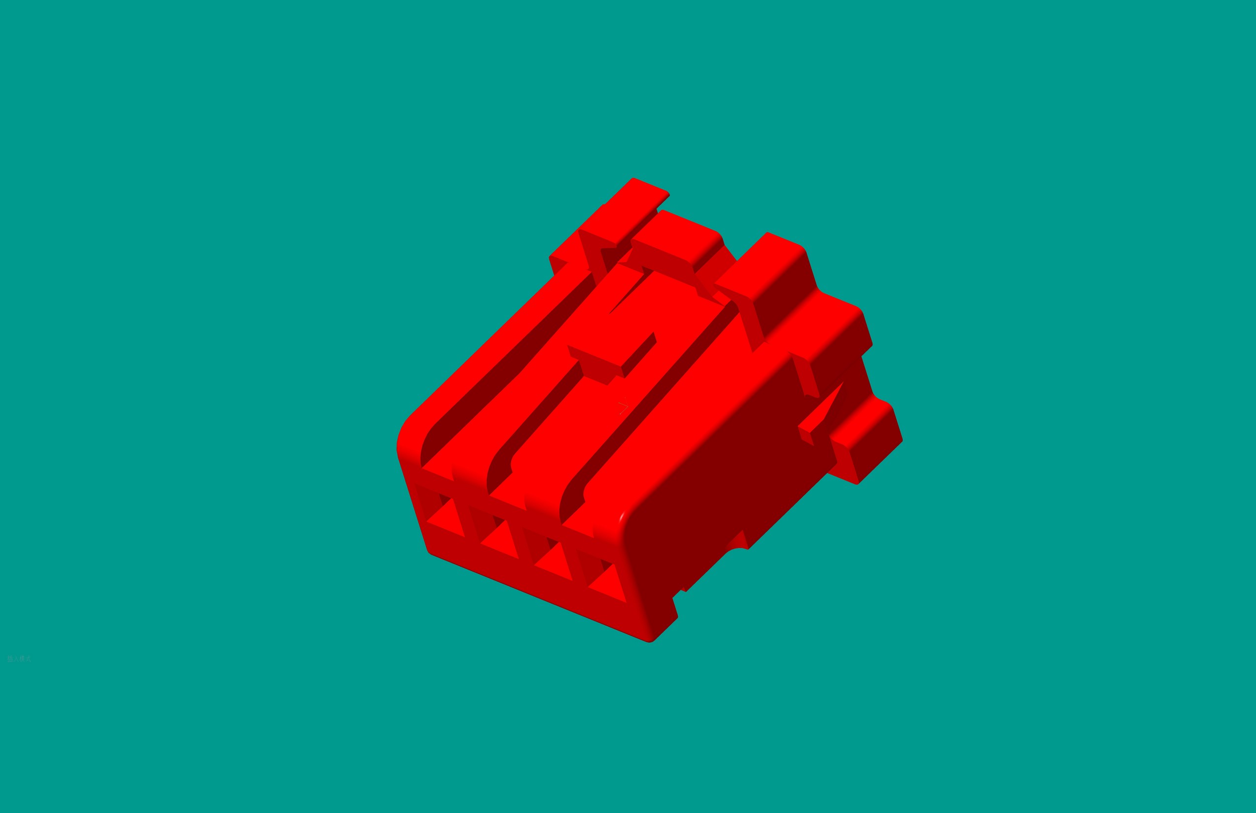 2.0間距，PNIRP-04V-S紅色