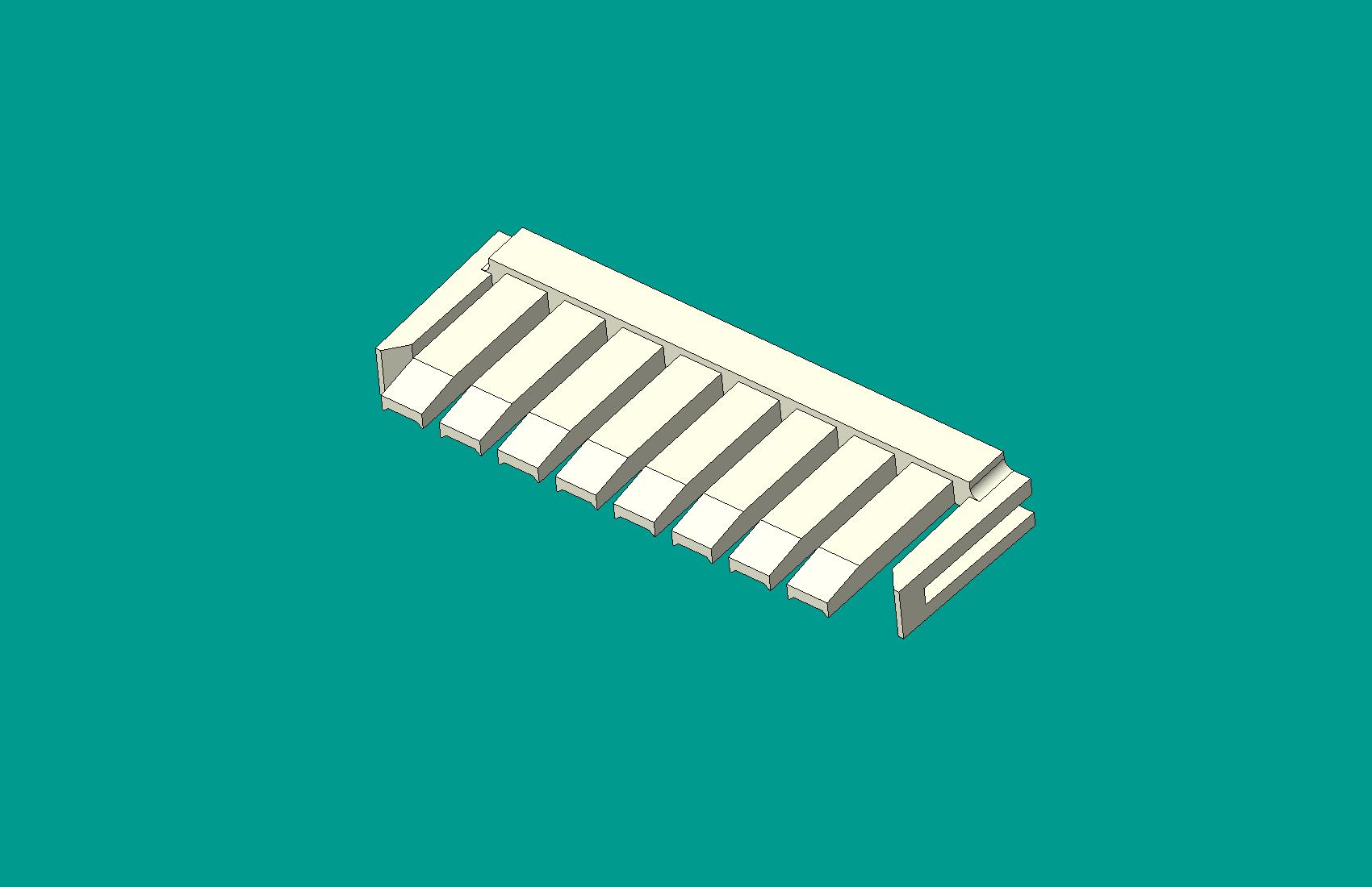 2.0間距，PNIS-08V鎖片