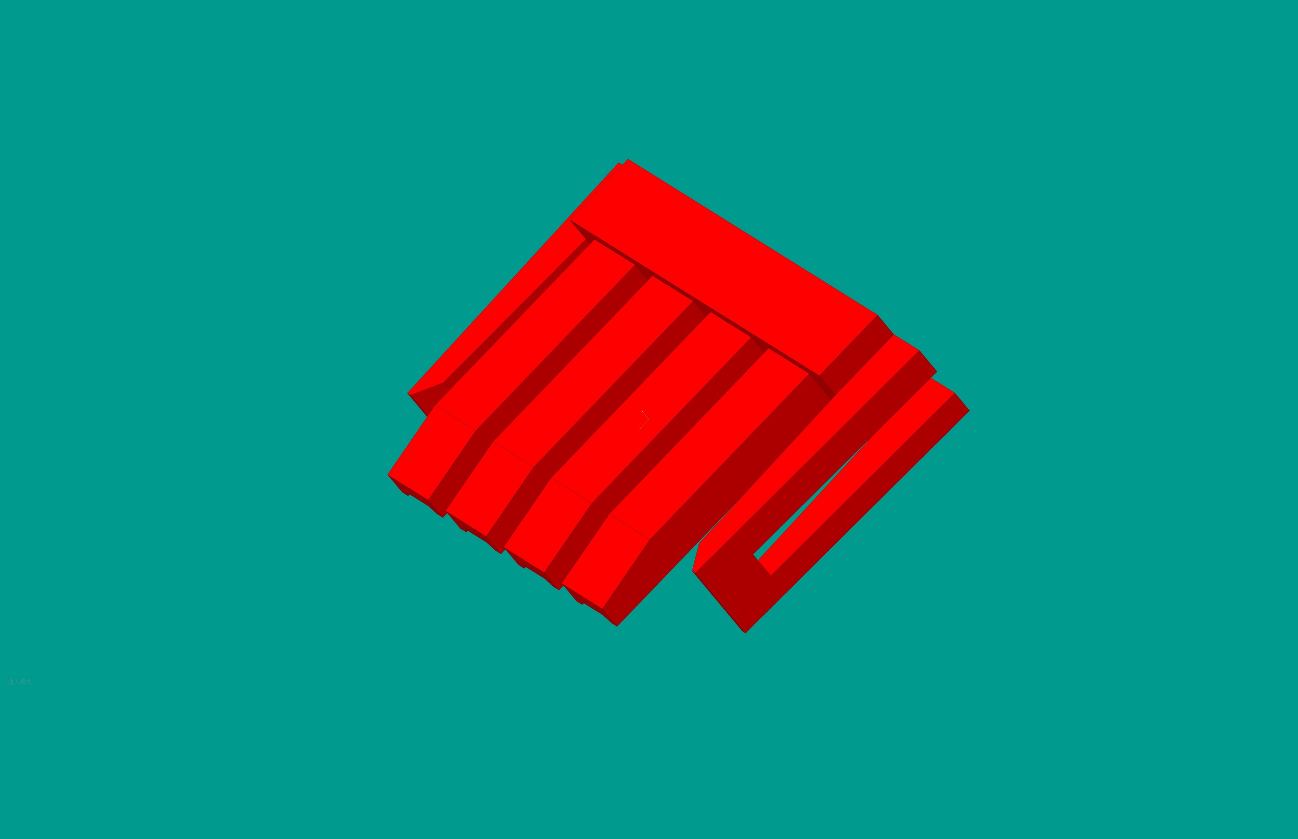 2.0間距，PNIS-04V鎖定片/紅色/