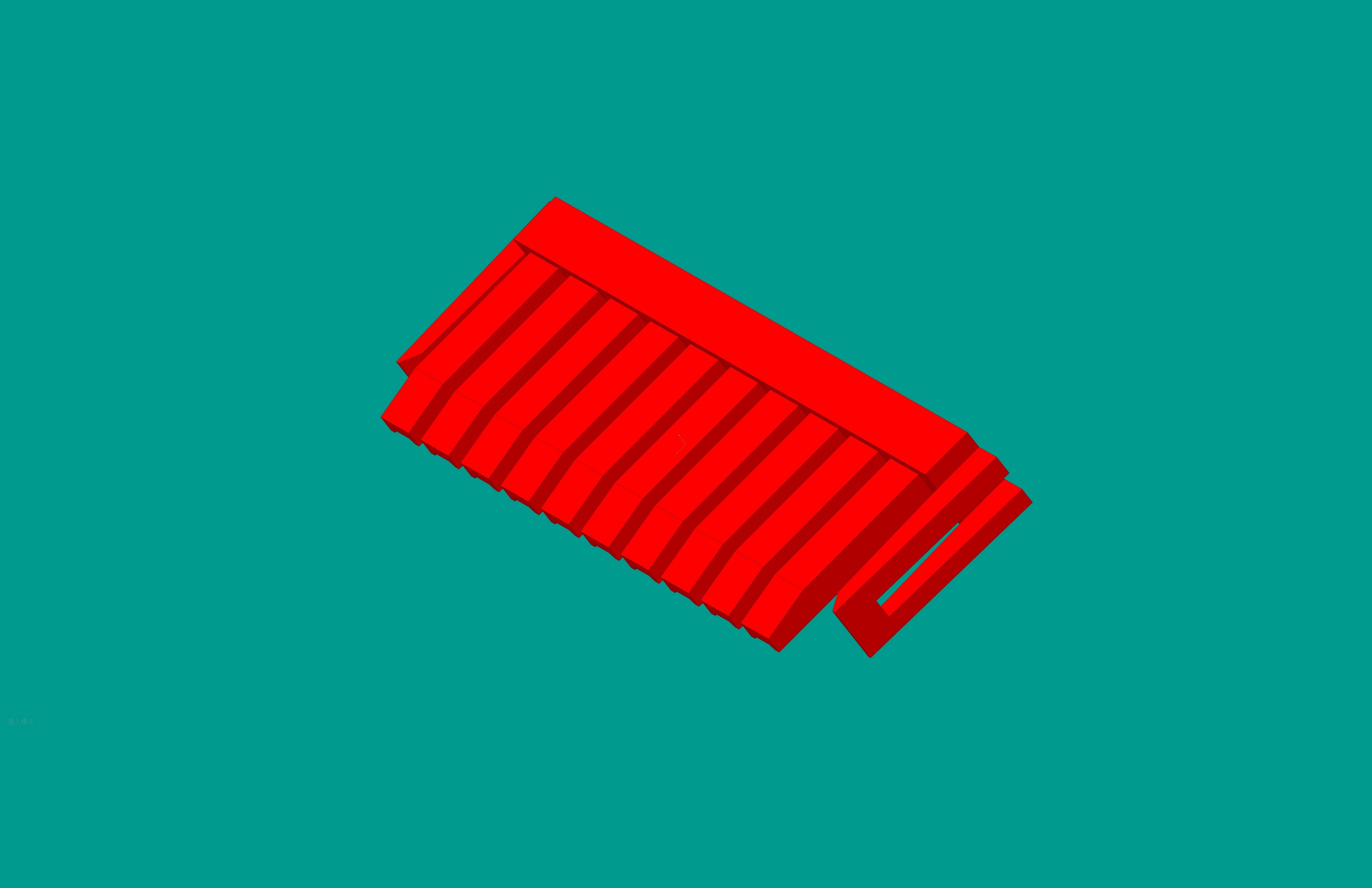 2.0間距，PNIS-10V鎖定片/紅色/