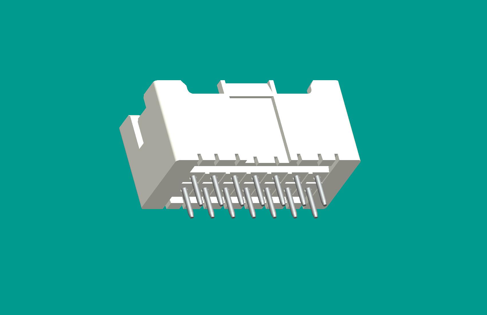 XAD-2×7A立式針座本色/高灼熱絲