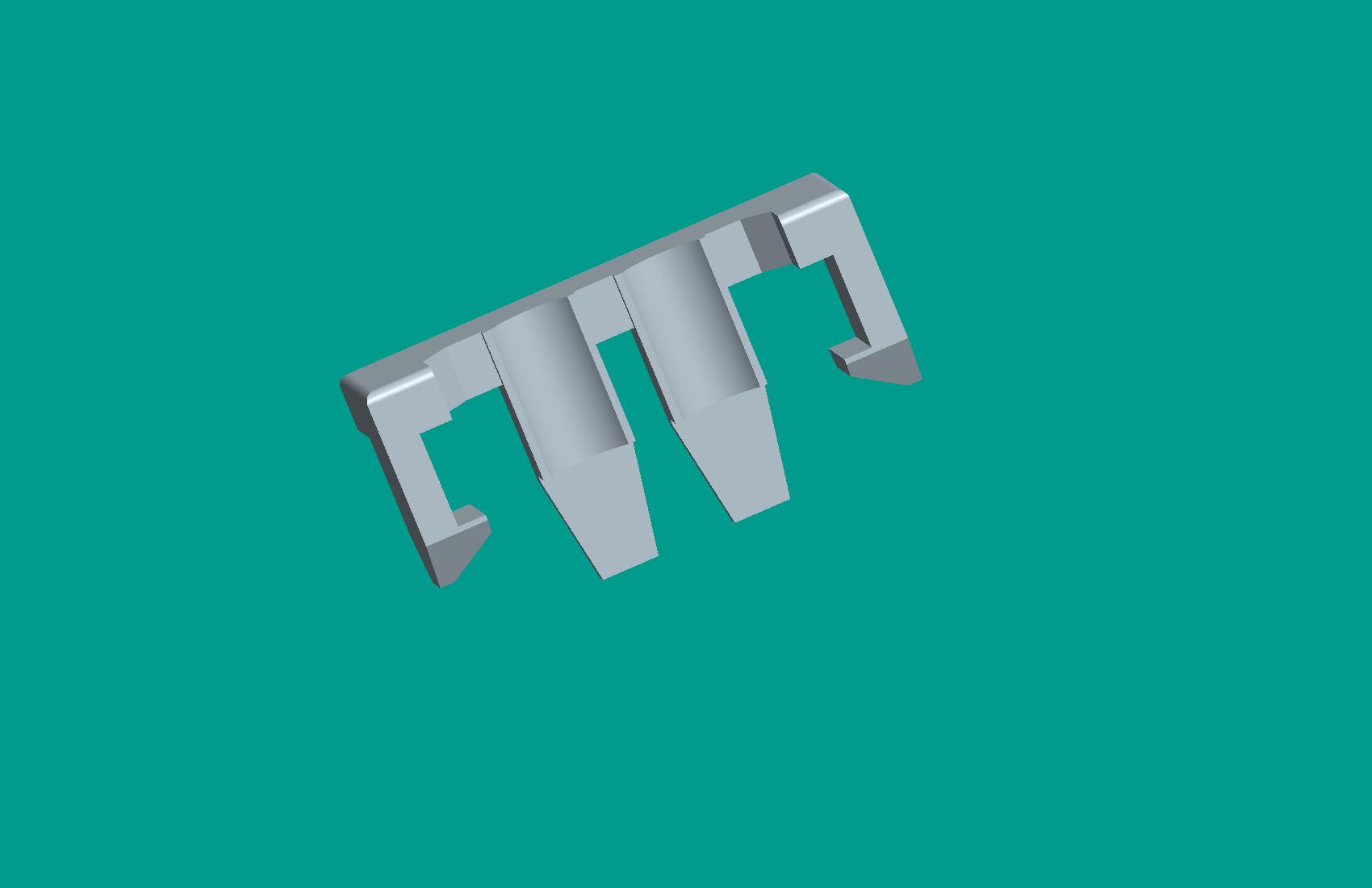 XH反扣鎖片-2S灰色-PA66+GF