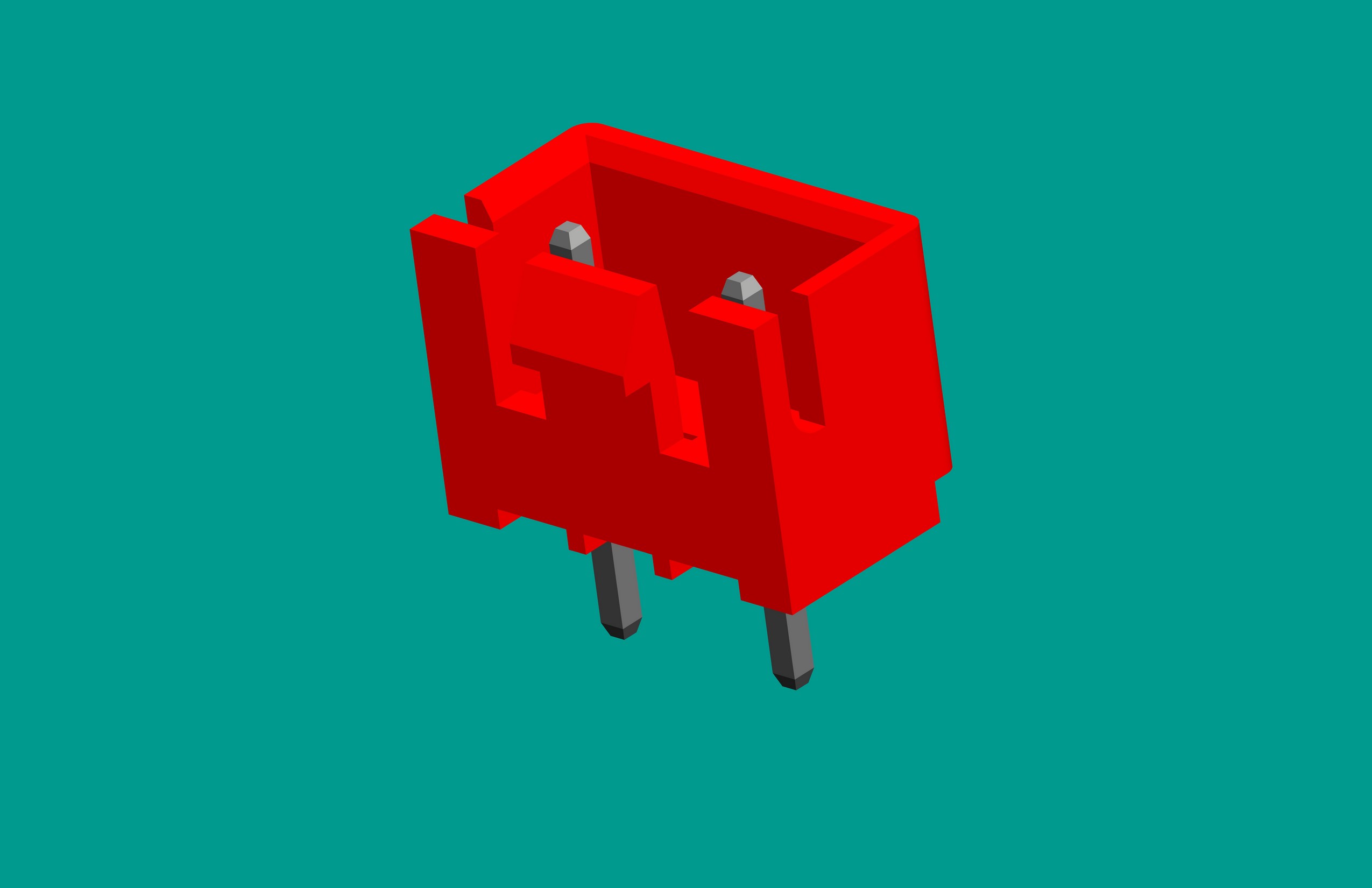 XH-3A-1(帶扣）（紅色）(缺中間針）