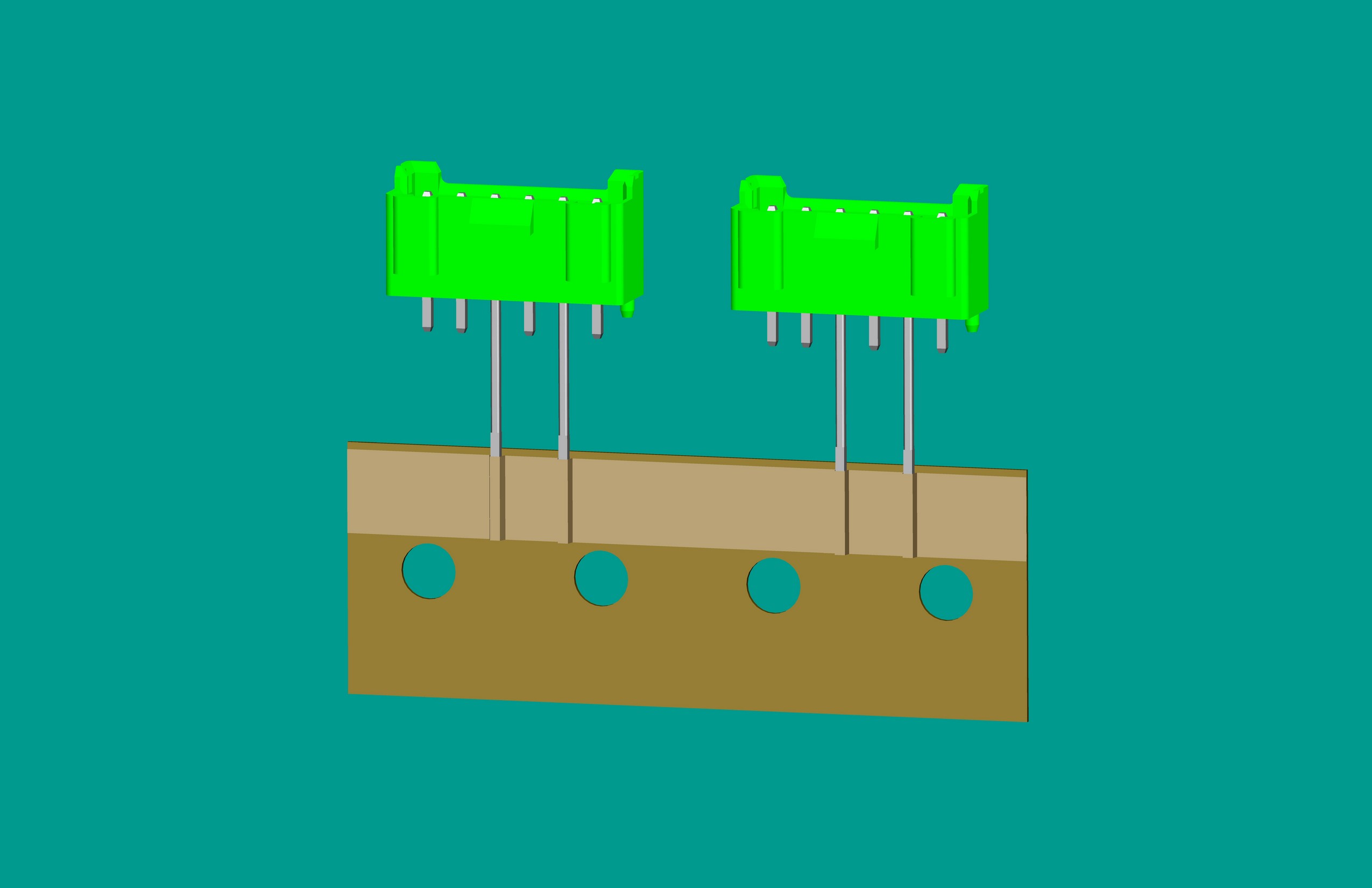 XH-6A全包編帶立式針座綠色/(2、4長針)普通PA66