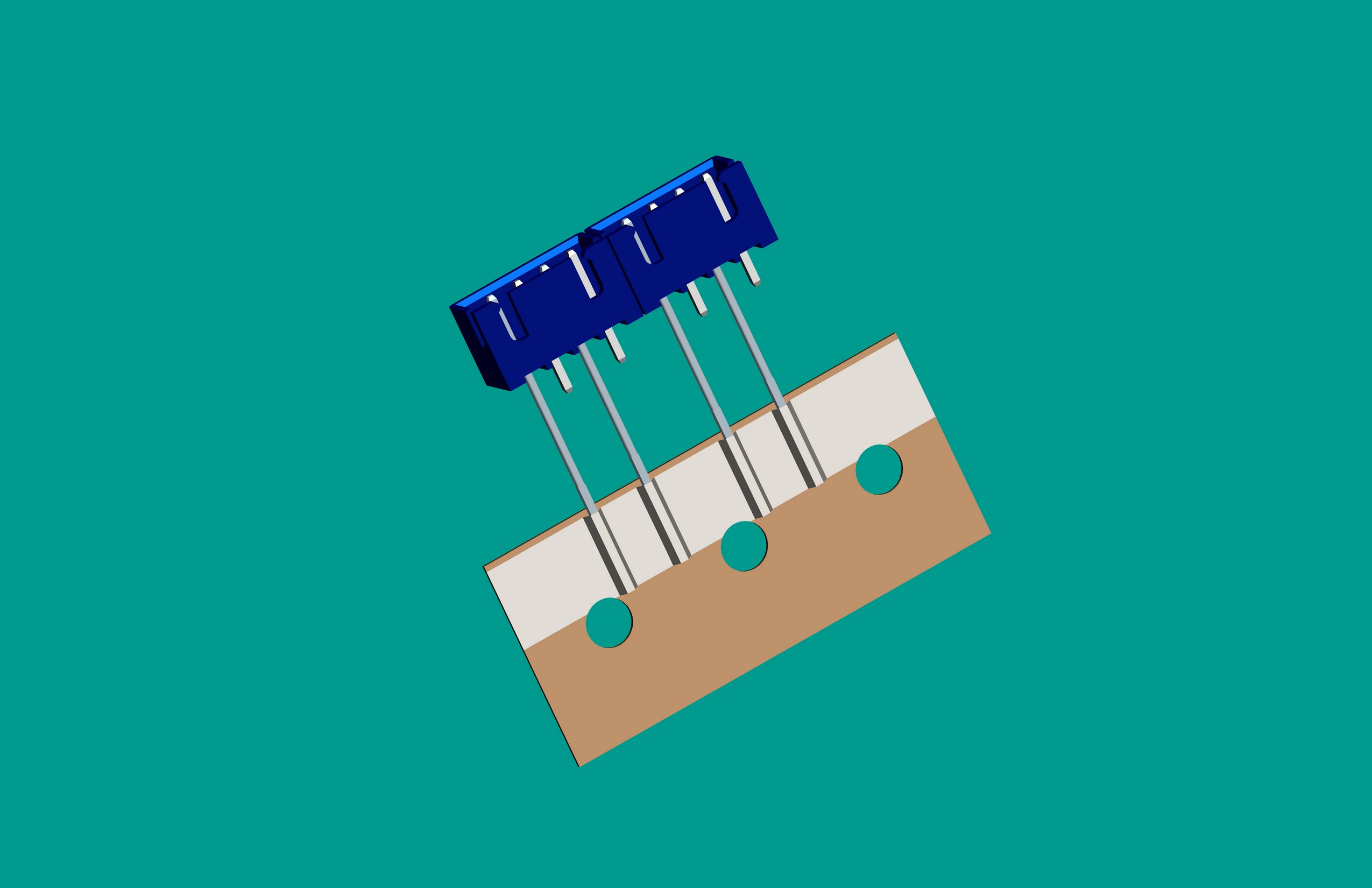 XH-4A立式針座藍色/編帶/（1，3短針）
