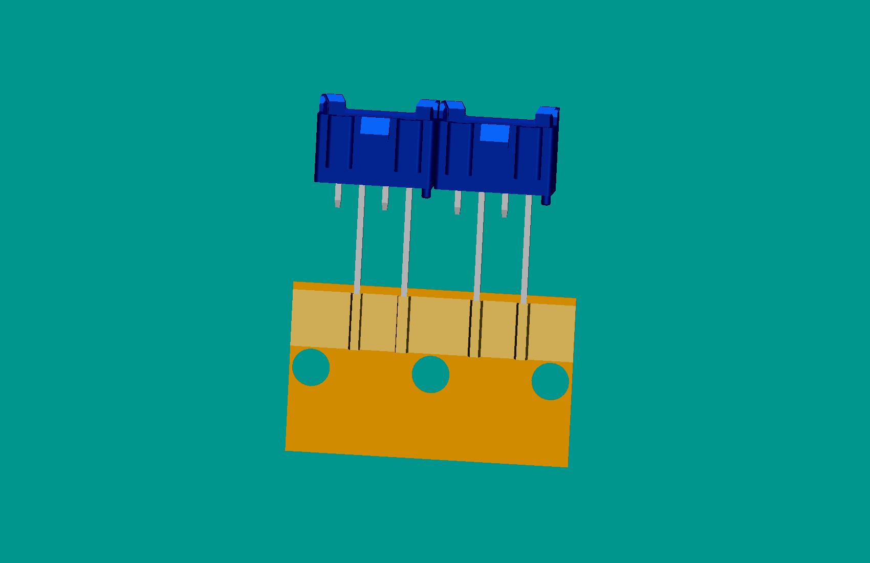 XH-4A全包編帶針座(1、3長針)(藍色)普通PA66