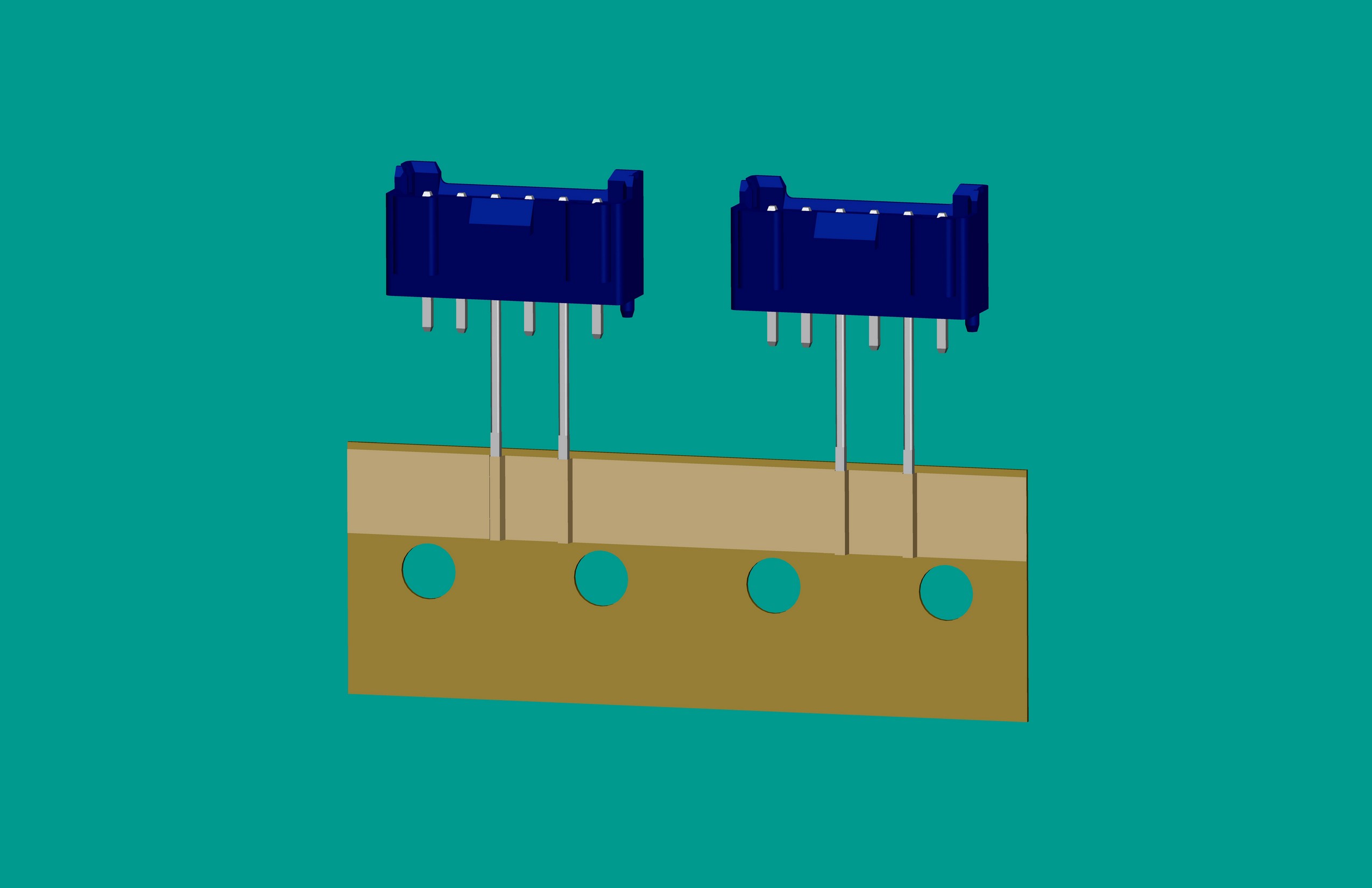 XH-6A全包編帶立式針座藍色/(2、4長針)普通PA66