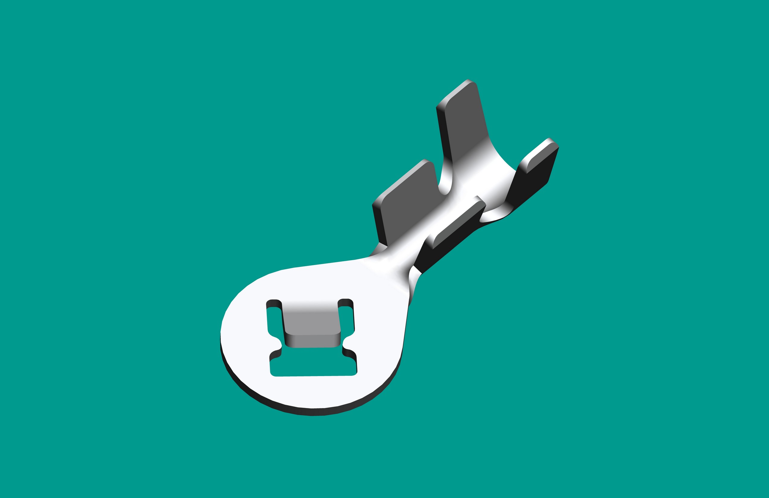 2.0*4.60環(huán)形端子中腳/鍍啞光/限位舌簧接地片