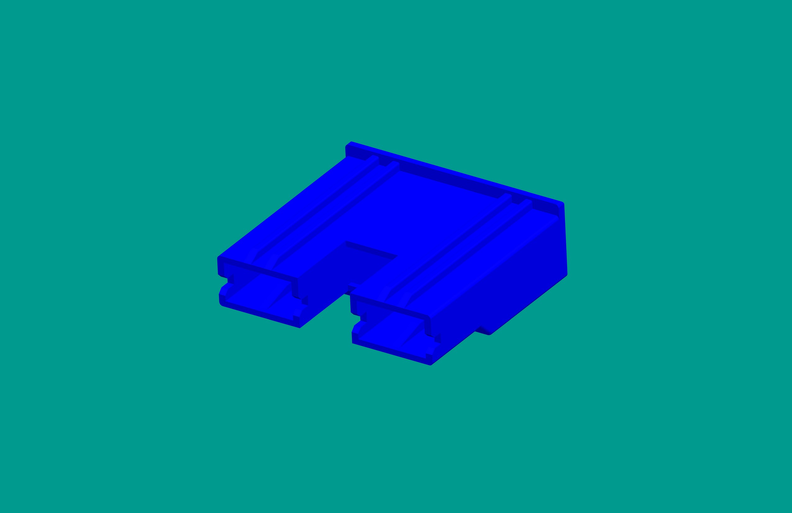250四方2孔孔座 高灼熱絲-藍(lán)色-包裝